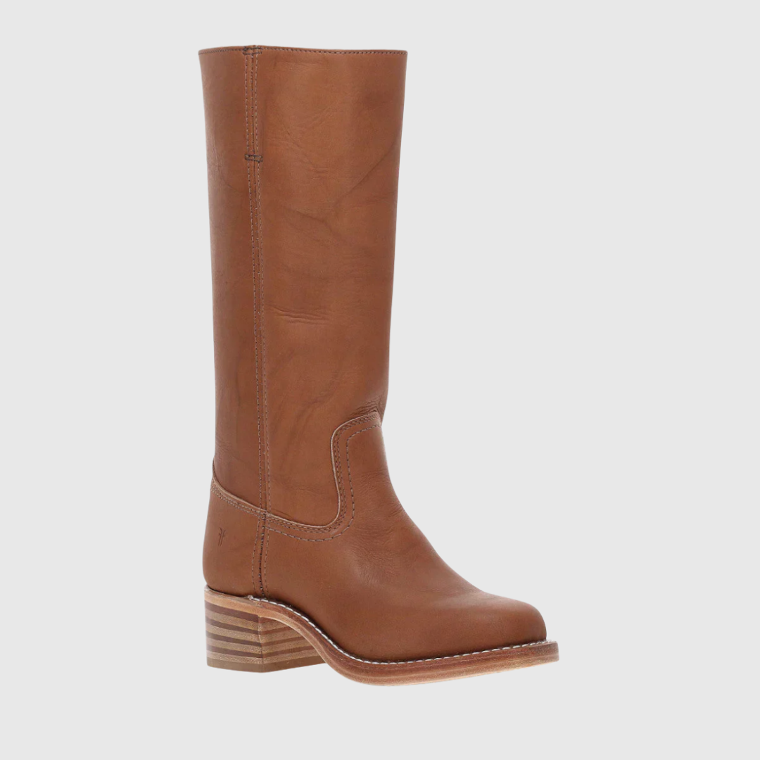 Lerelia | Leather Knee-High Boots