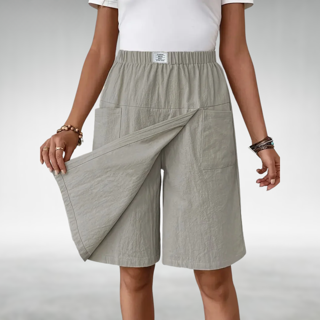 Anne™ | High-Waisted Shorts with a Relaxed Fit