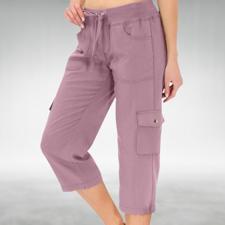 Julia™ | Cargo Capri Trousers with a Relaxed Fit