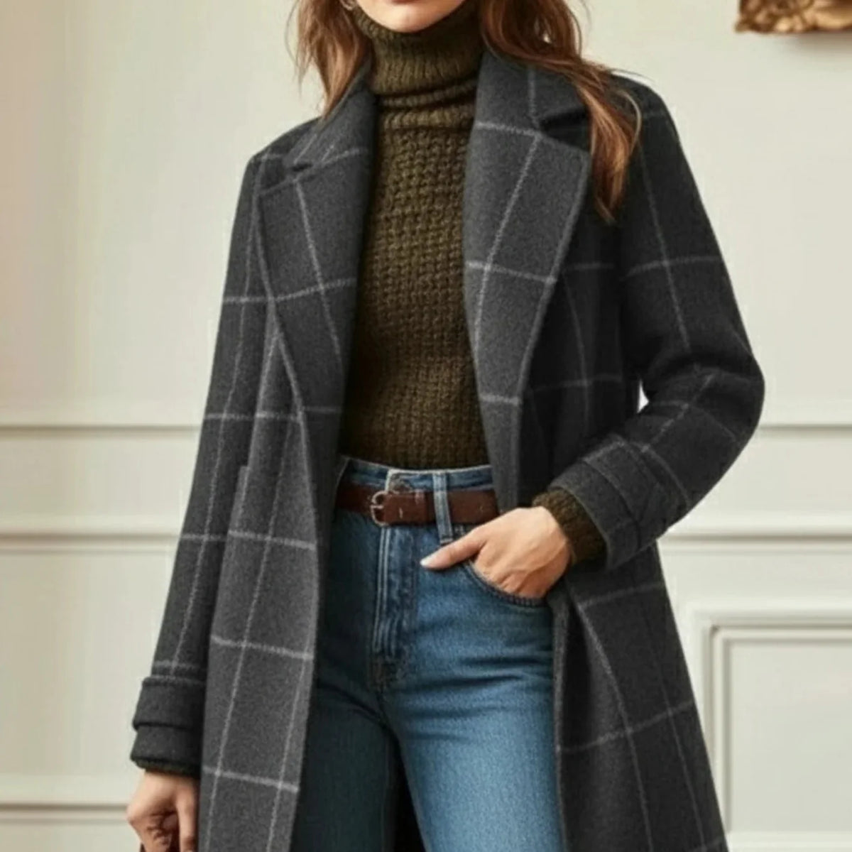 Margie | Plaid Coat