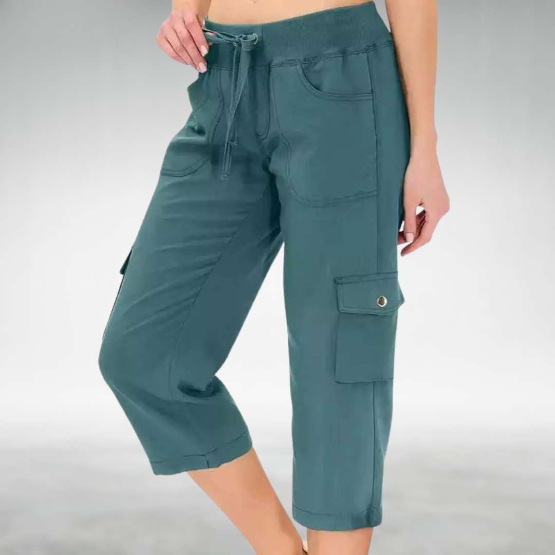 Julia™ | Cargo Capri Trousers with a Relaxed Fit