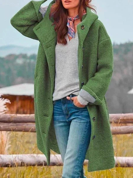 Elizabeth | Hooded Longline Coat