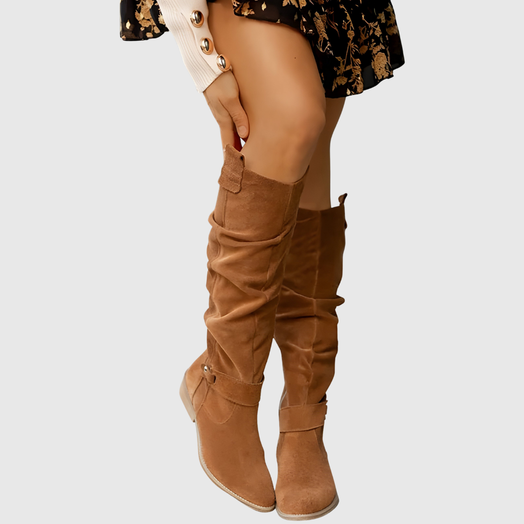 Odalia | Knee-High Leather Boots