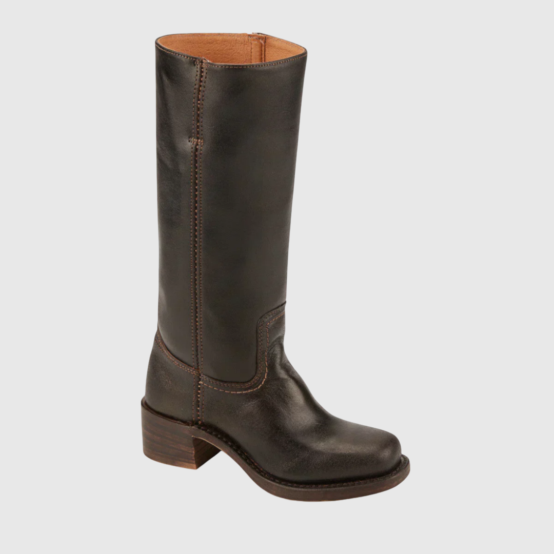 Lerelia | Leather Knee-High Boots