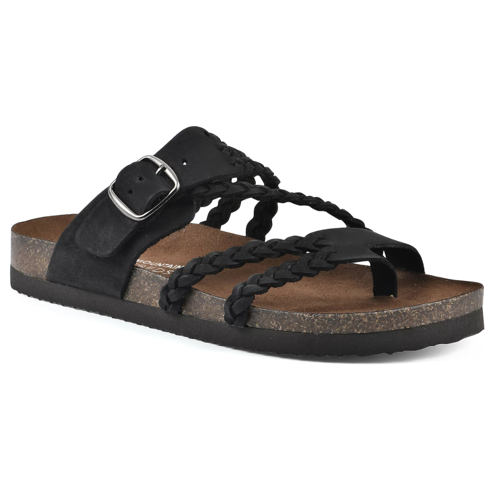 Adriana I Braided cork sandals