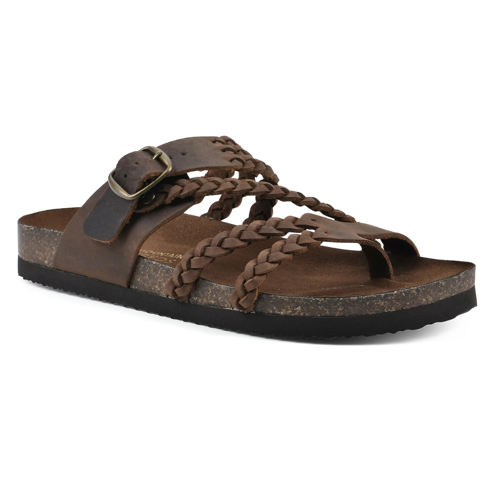 Adriana I Braided cork sandals