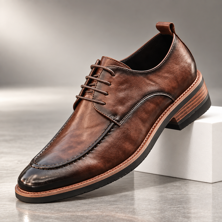 Dante Genuine Leather Derby Shoes Bundle