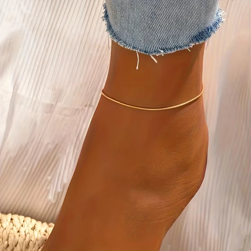 Claire™ | Snake Chain Anklet
