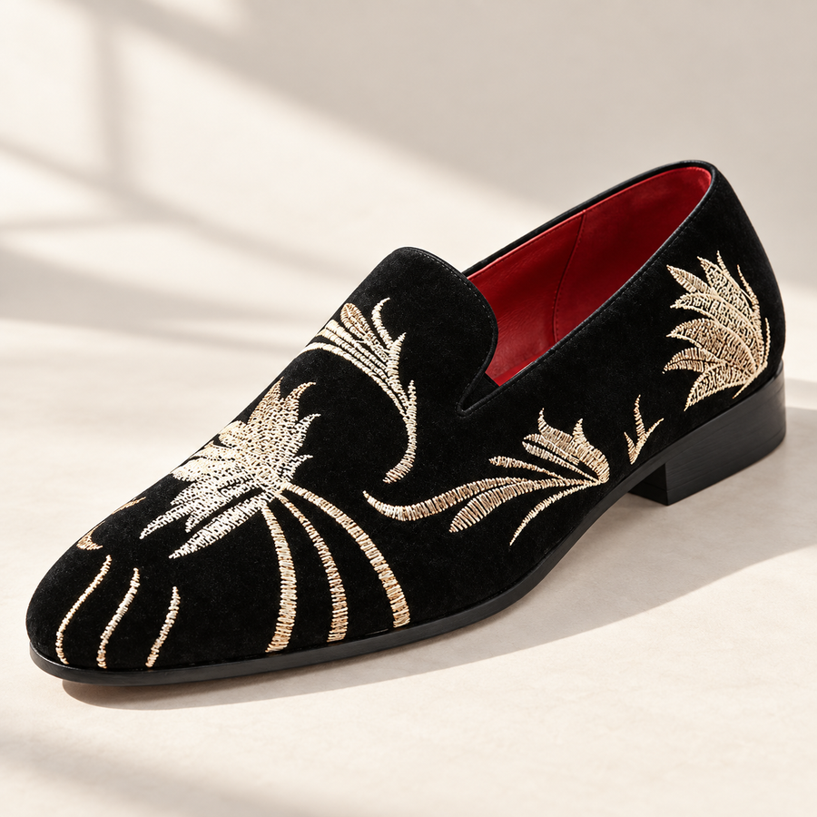 Alessio Embroidered Occasion Loafers