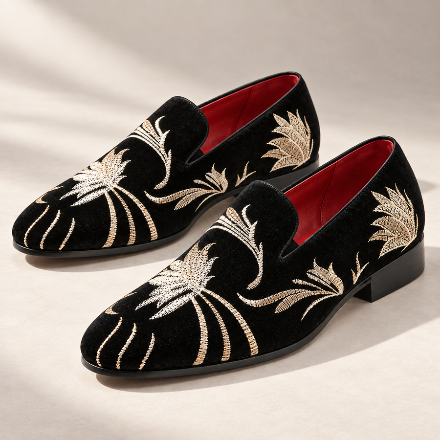 Alessio Embroidered Occasion Loafers