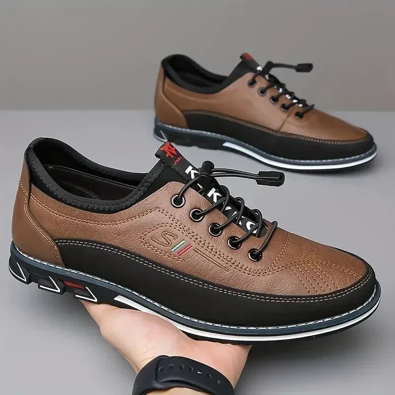 Emilio Comfort Leather Lace-up Shoes