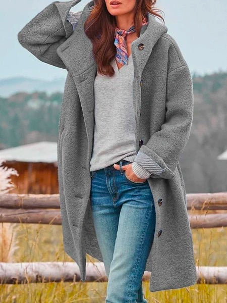 Elizabeth | Hooded Longline Coat