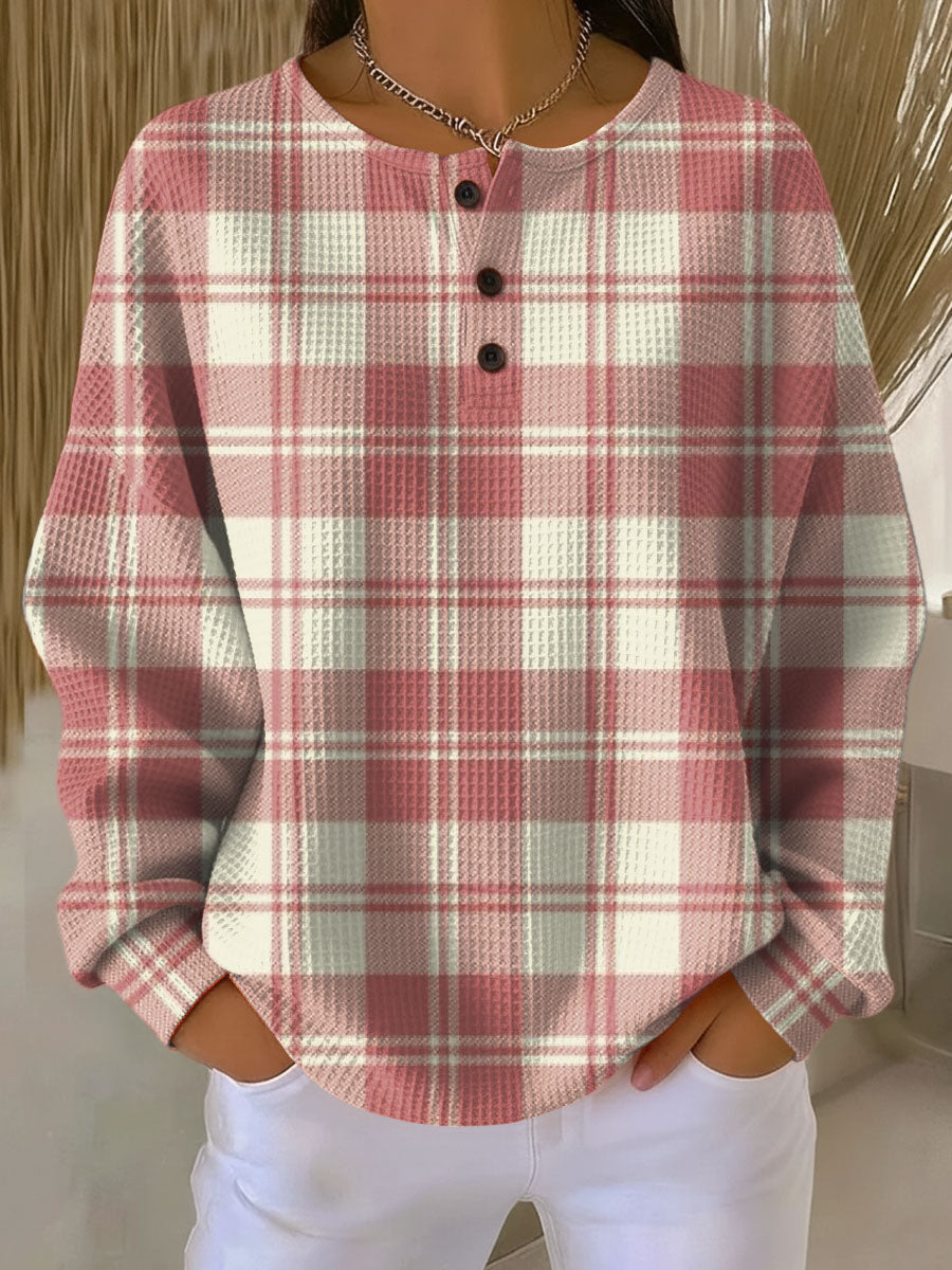 Adeline | Warm Waffle Knit Sweater