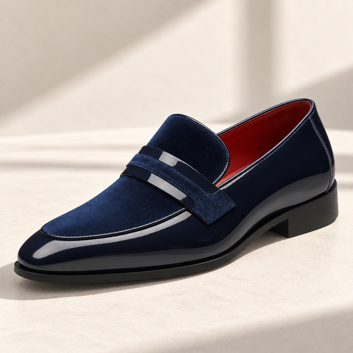 Enzo All-Day Comfort Suede Penny Loafers