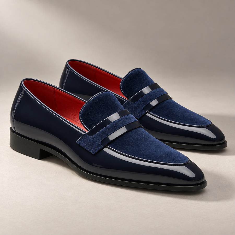 Enzo All-Day Comfort Suede Penny Loafers