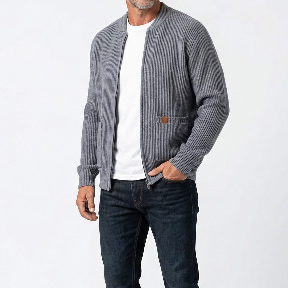 NOVA RIB KNIT JACKET