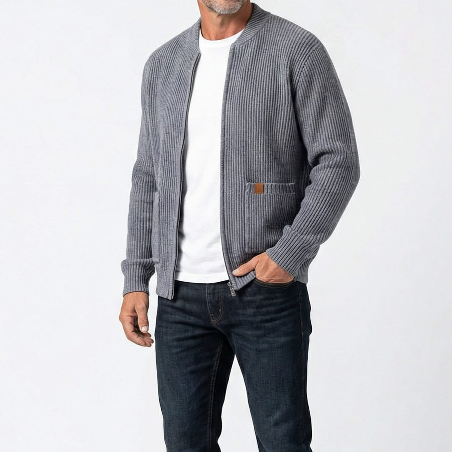 NOVA RIB KNIT JACKET