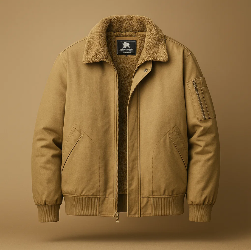 GRAHAM FLEECE BOMBER JACKET