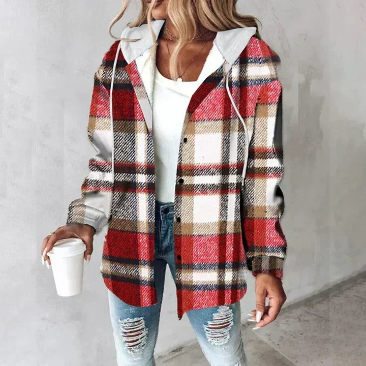 Élise | Lined Hooded Overshirt